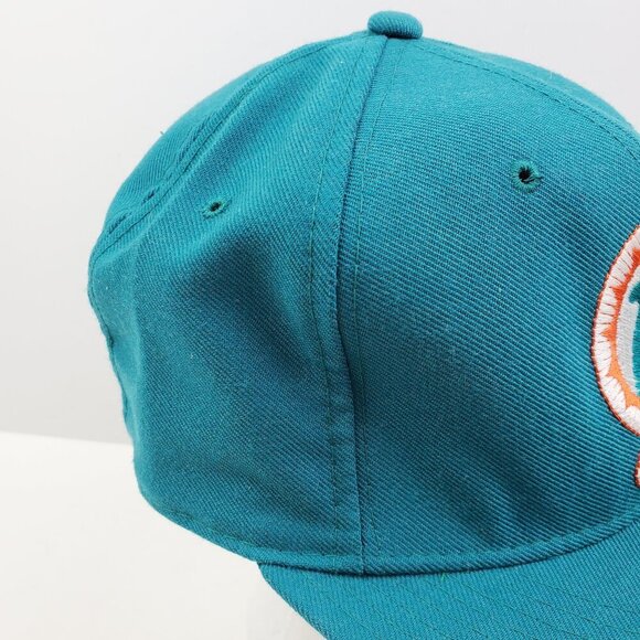 Miami Dolphins Vintage Hat Fitted New Era Pro Model Wool Blend Size 7 3/8 - Picture 10 of 11